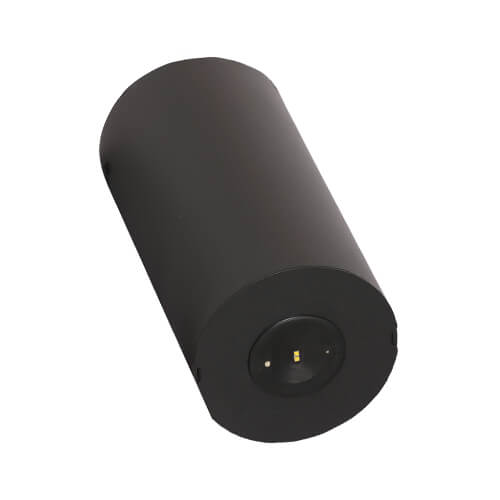 LP Lifelight PRO, Surface mount Cylinder, Black, Clevertest Plus