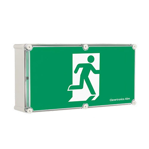 Low Temperature Exit, Single Sided, Wall mount, 40m, IP66/67, Pictogram, -25°C